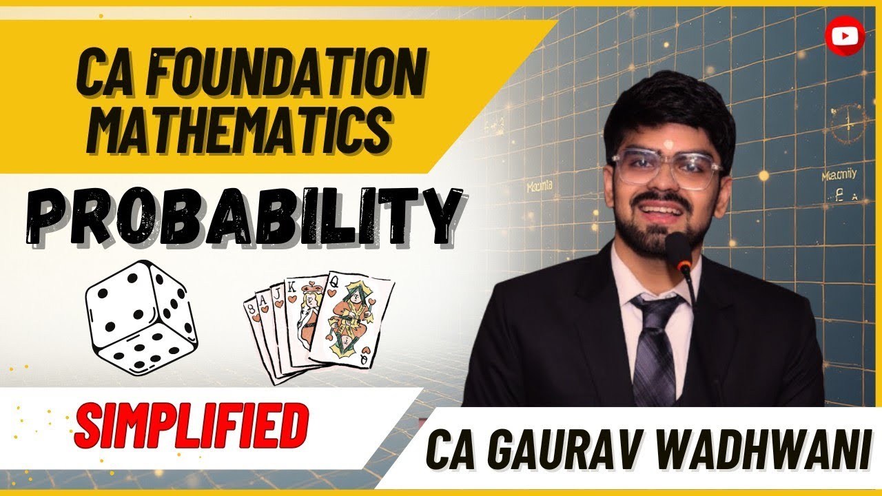 L89 | Probability Simplified | Statistics | CA foundation ICAI Maths | Lecture 89