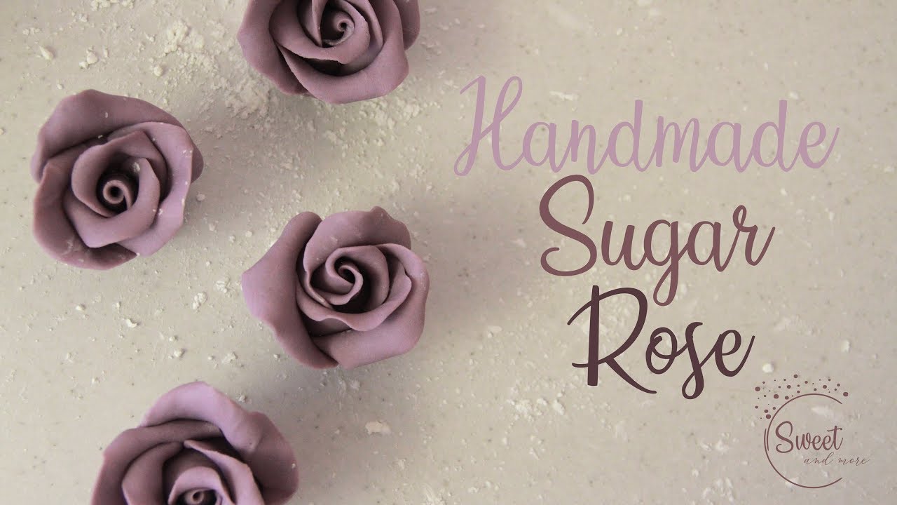 Handmade sugar rose || Kézzel készített cukor rózsa