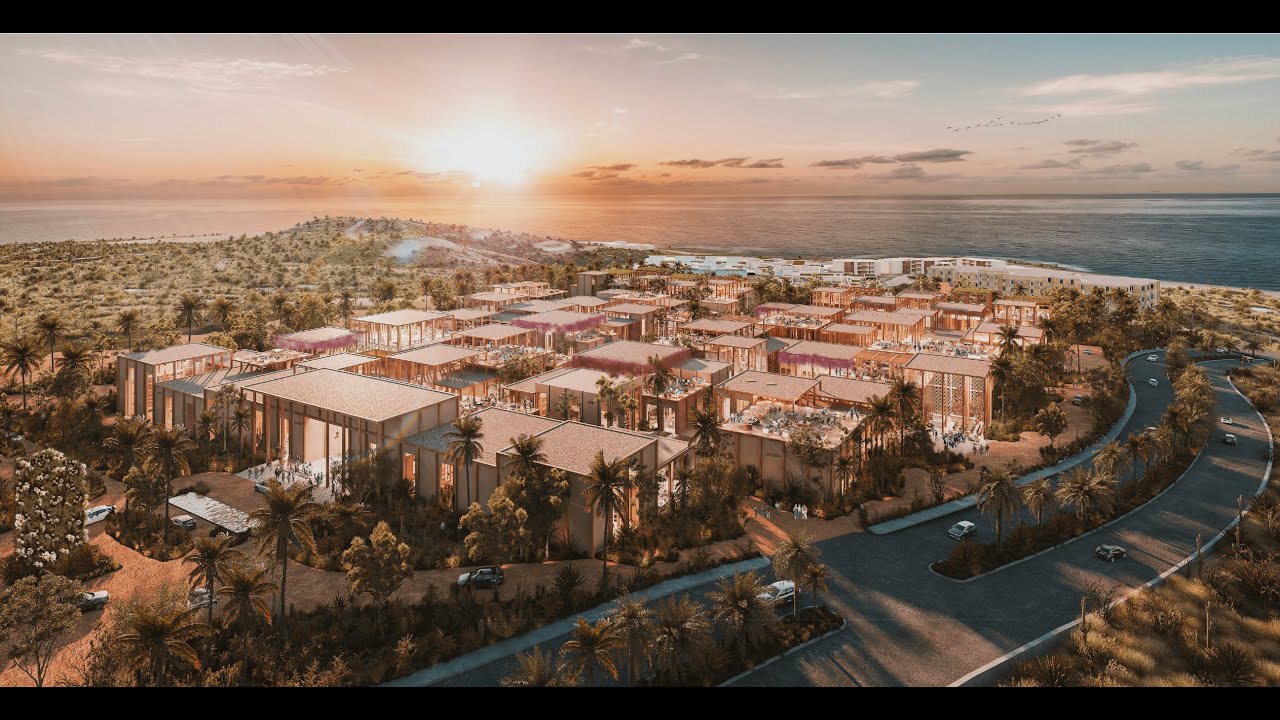 Ánima Village at Cabo del Sol | Where Wellness, Art & Luxury Retail Meet – Render Preview