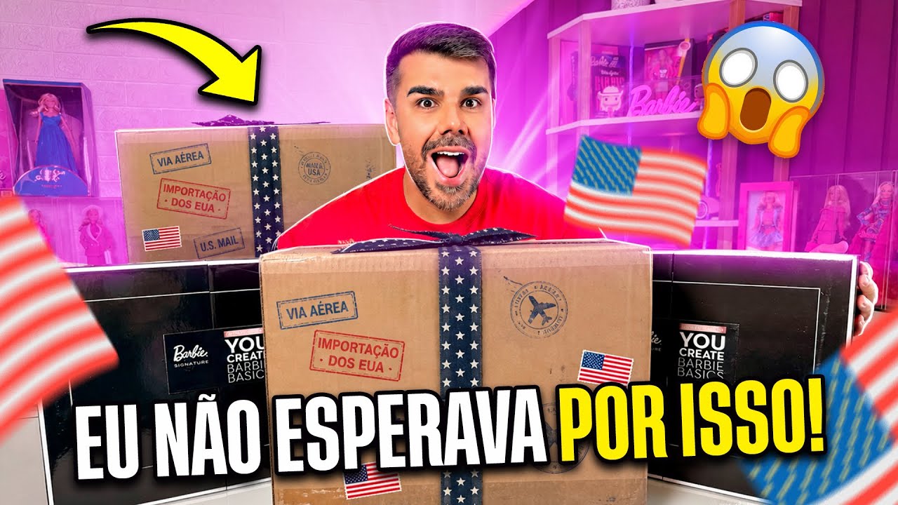 ABRINDO AS COMPRAS QUE FIZEMOS NOS EUA!🇺🇸 DIA DAS M&Atilde;ES, BARBIE, HOT WHEELS E MAIS! - Titi Fabri