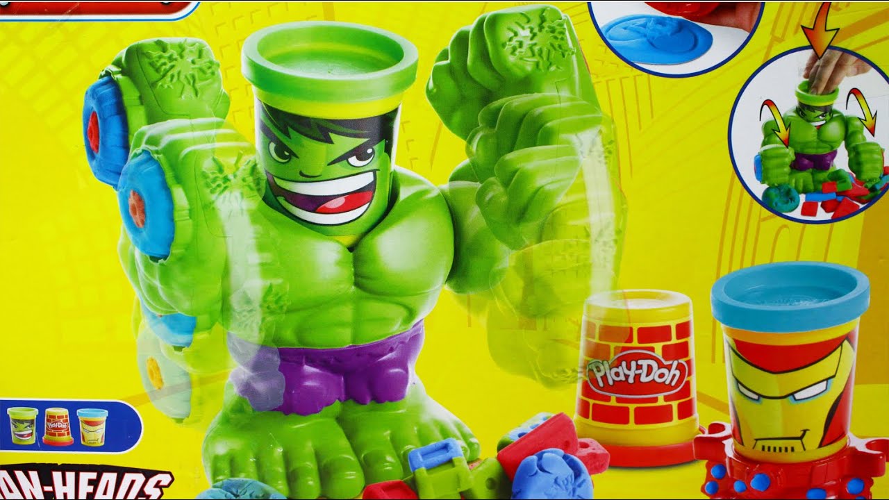 Smashdown Hulk Featuring Marvel Can-Heads / Miażdżący Hulk - Play-Doh - MegaDyskont.pl