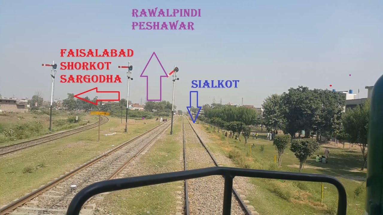 Pakistan Railways Hitachi Locomotive Cab Ride || Passenger Train || Shahdara To Kot Mul Chand