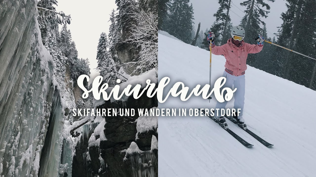 URLAUB IN DEUTSCHLAND - Skifahren und Wandern in OBERSTDORF #vlog Nr. 481 | MANDA