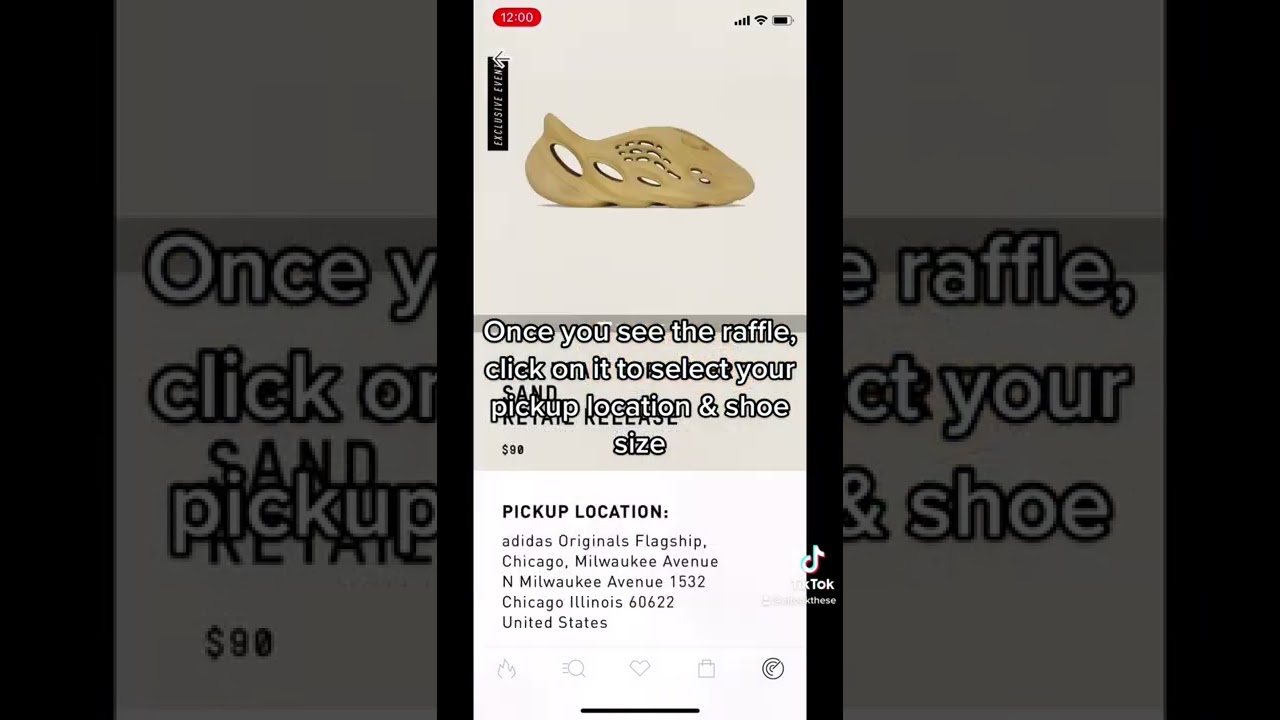 How to enter adidas&rsquo; in store raffles using their app!