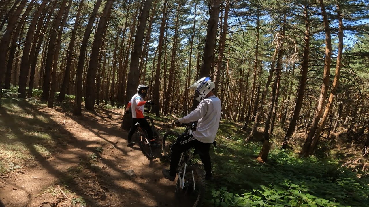 Un día por la PINILLA BIKE PARK ( MIERDA CONDITONS)