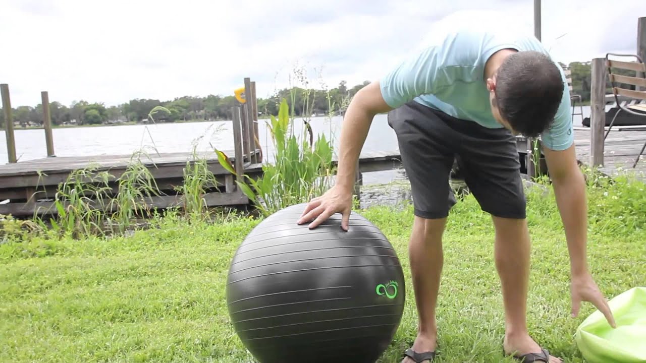 Testing the Anti-Burst Strength of Live Infinitely's Forever Flex Exercise Ball