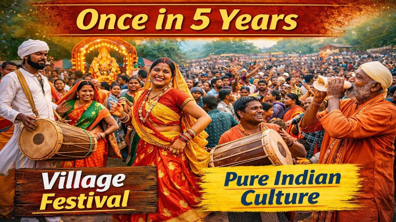 Exploring a Village Festival Celebrated Once in 5 Years | Pure Indian Culture 🇮🇳