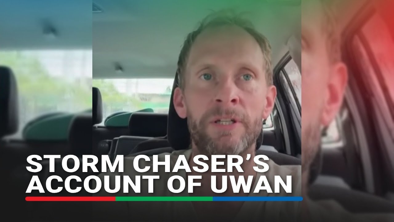 Storm chaser James Reynolds describes what he saw during #UwanPH onslaught | ABS-CBN News