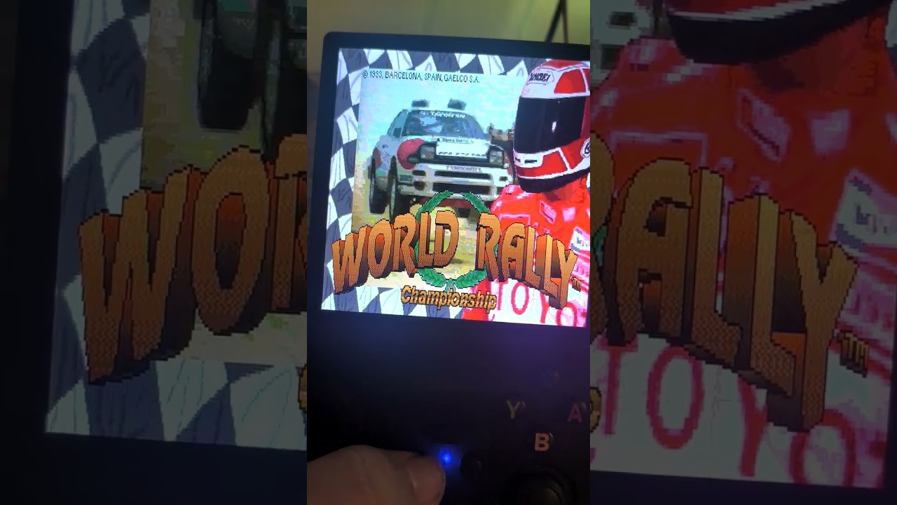 R39max handheld console World Rally Arcade Mame