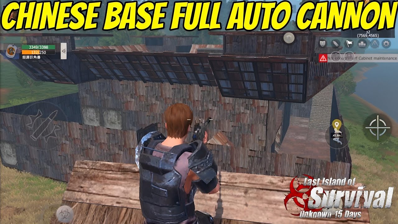[DAY15] LAST RAID CHINESE BASE WITH FULL AUTO CANNONS|| EP15 || LAST DAY RULES SURVIVAL GAMEPLAY