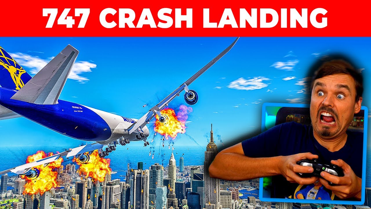 Boeing 747 CRASH LANDS in Liberty City! (GTA 5)