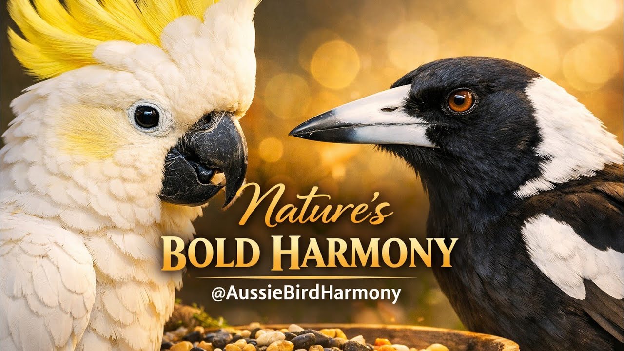 4k Relaxing music | sleep therapy music | Australian birds | Live camera | Study music #birds 