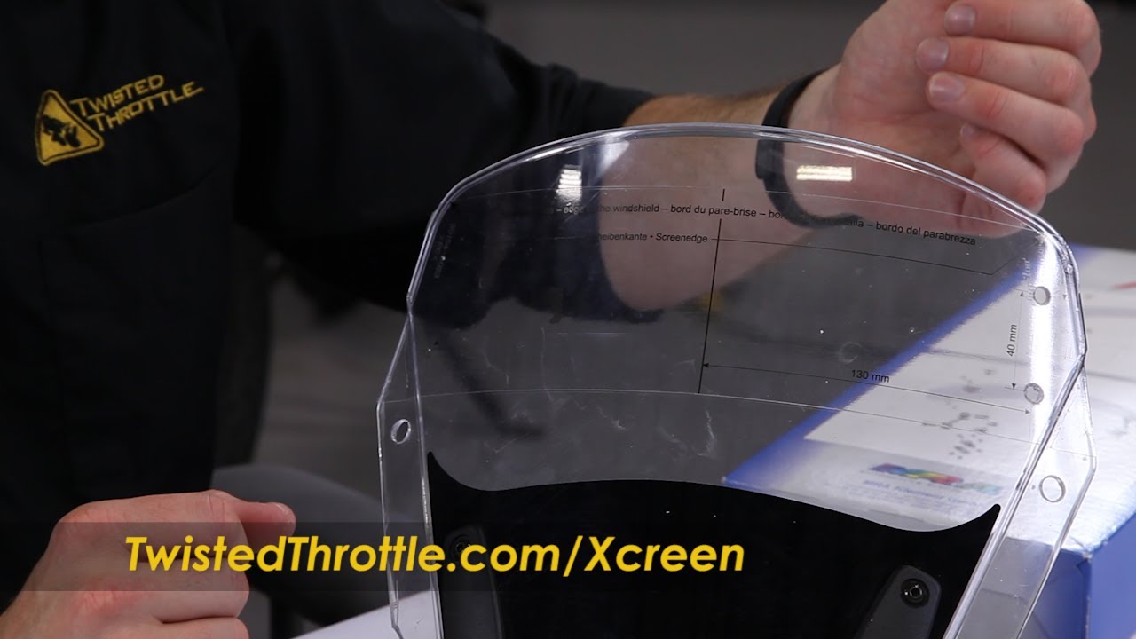 MRA X-Creen Tour Motorcycle Windscreen Extension Bolt-On Installation Walk Through