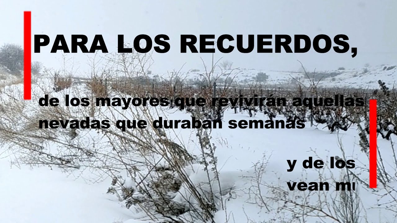 Aladren, nevada enero 2021