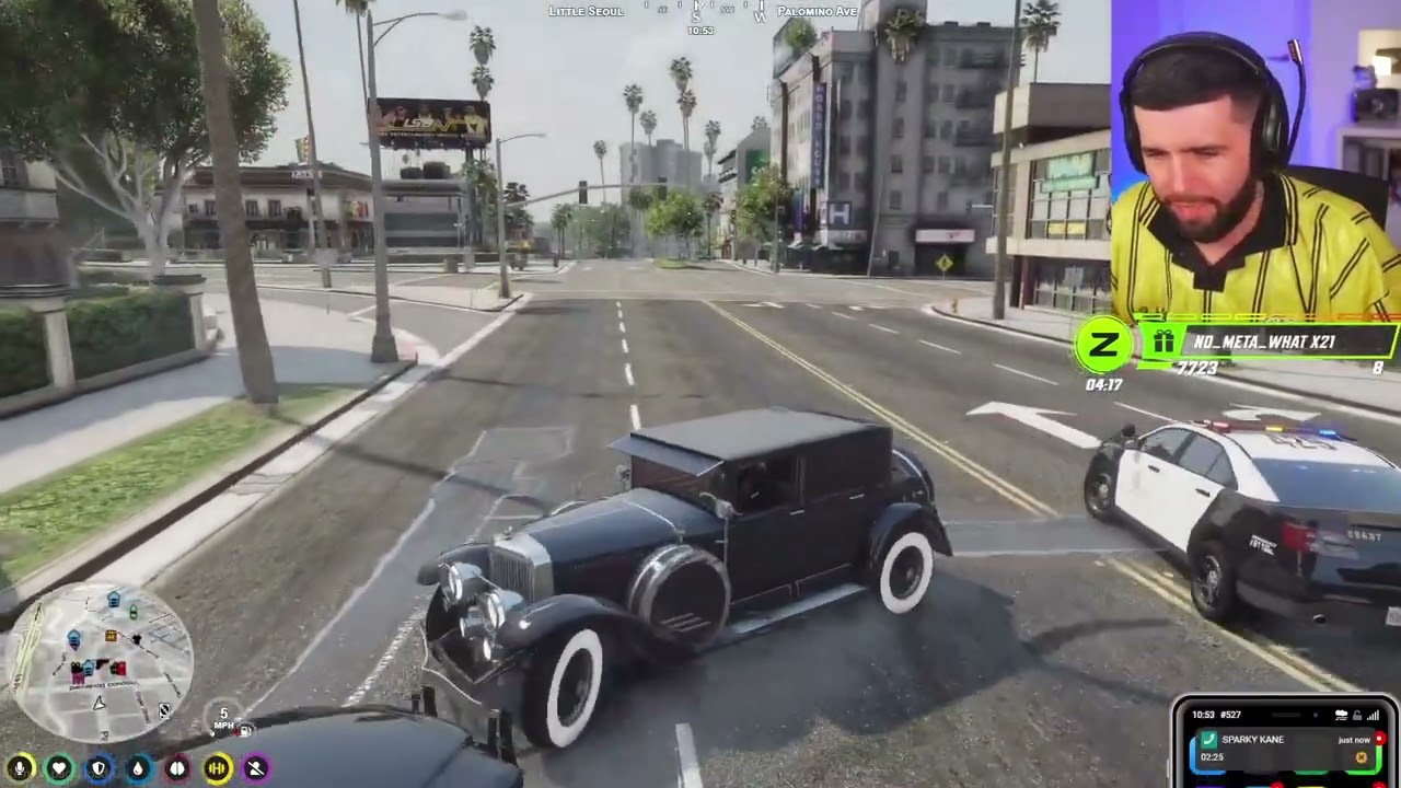Tommy T Police Chase in a Roosevelt | GTA 5 RP NOPIXEL |