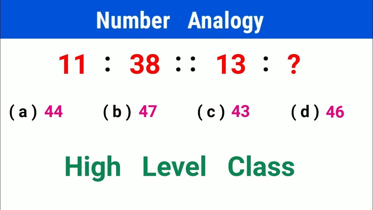 Number Analogy || High Level || ( टॉप ) : Class || RAILWAY, NTPC, UPSC, SSC, UPSSSC, UPSI, CPO
