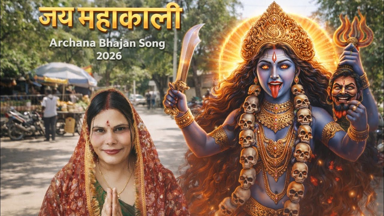 Maa Kali Bhajan 2026|🎶Archana Bhakti Song|🙏🏻जय महाकाली संकट हरने वाली |Powerful Devi Bhajan Song|