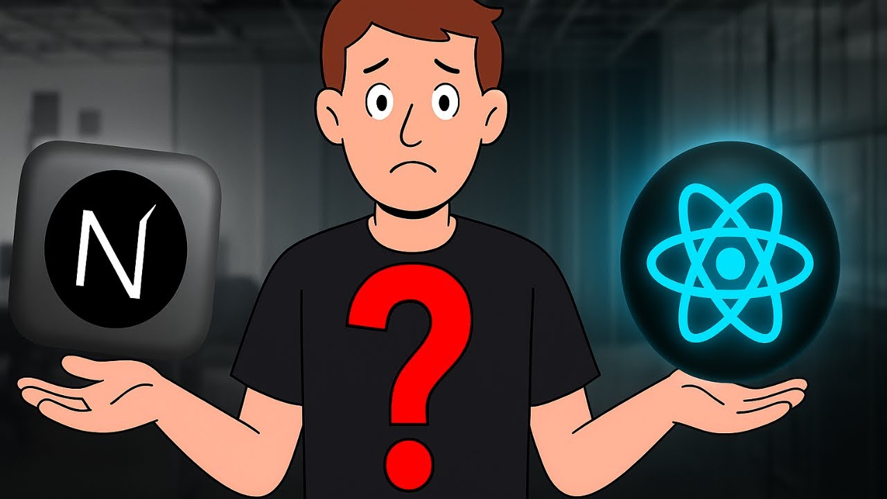 React ولا Next.js؟ قرار هيغيّر شغلك!  شرح الفرق بسهولة