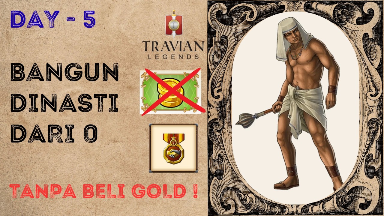 🛡️⚔️ Membangun dinasti dari 0 | Travian Gameplay [INT X2] - DAY 5