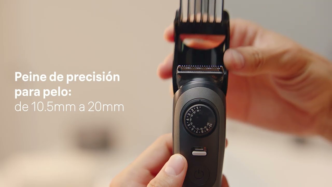 Cómo utilizar tu Braun Recortadora de Barba Series 7