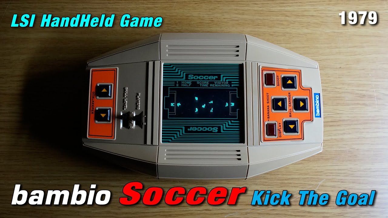 1979 세계 최초 VFD 축구 게임기(Bambino Soccer Kick The Goal LSI Game repair)