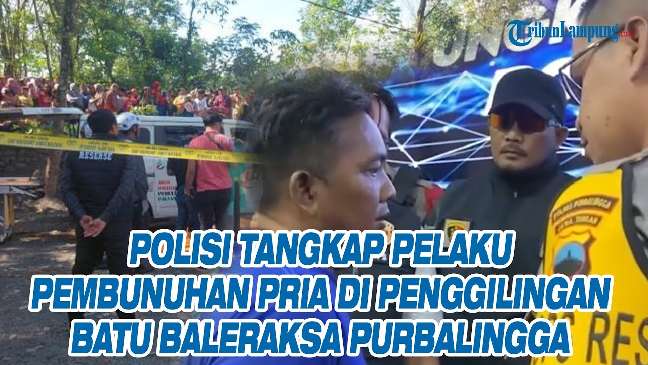 Polisi Tangkap Pelaku Pembunuhan Pria di Penggilingan Batu Baleraksa Purbalingga