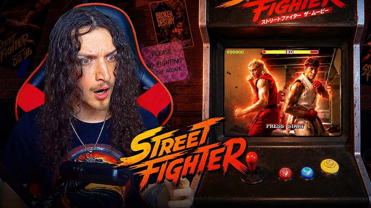 Street Fighter (2026): РЕАКЦИЯ на НОВЫЙ трейлер! + ИГРАВЫЙ аркадный автомат?!