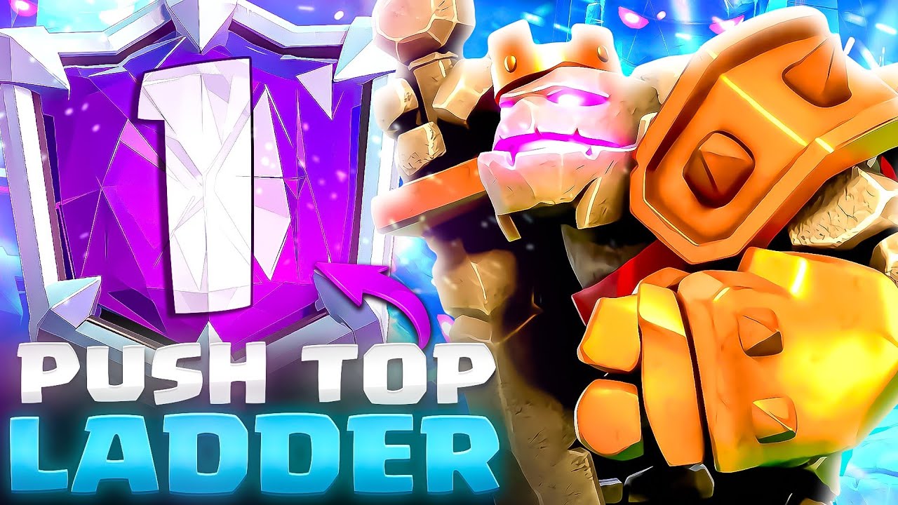 Push Top Ladder FAST with This BROKEN Golem Pump Deck 💥