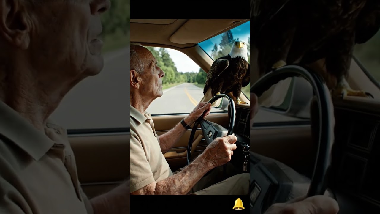 &ldquo;Old Man vs Eagle 🦅🚗&rdquo;#OldManVsEagle #FunnyReels #ViralShorts #UnexpectedVisitor   #HilariousMoment