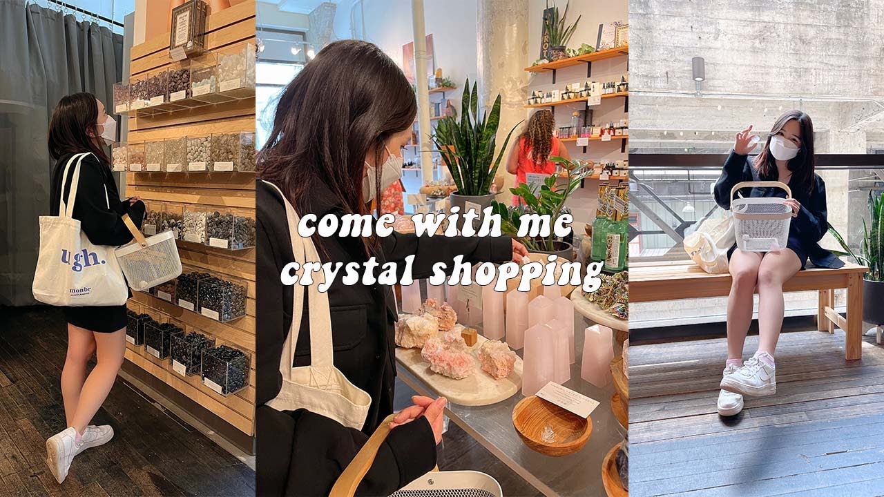 my first time crystal shopping come with me!