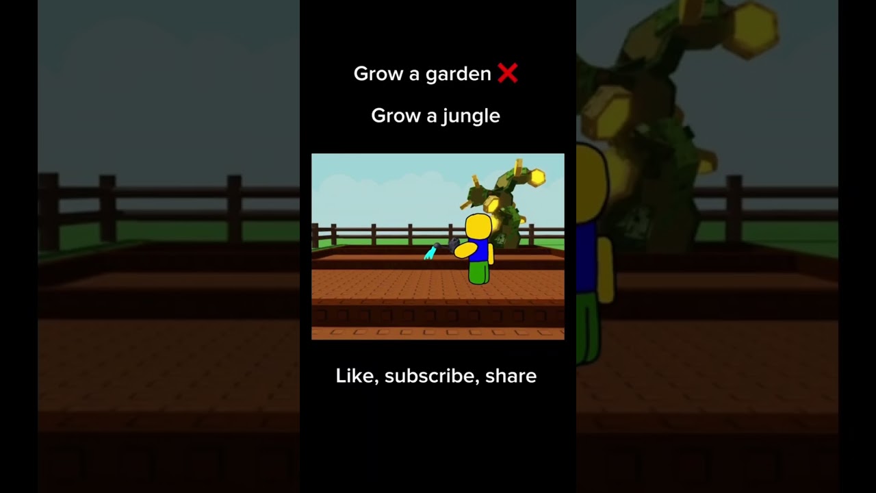 Grow a jungle #growagarden #roblox #memes #robloxanimation #robloxfunny
