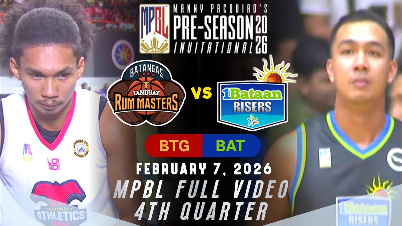 MPBL PRE-SEASON FULL 4TH QUARTER | BATANGAS CITY VS BATAAN (FEBRUARY 7, 2026)