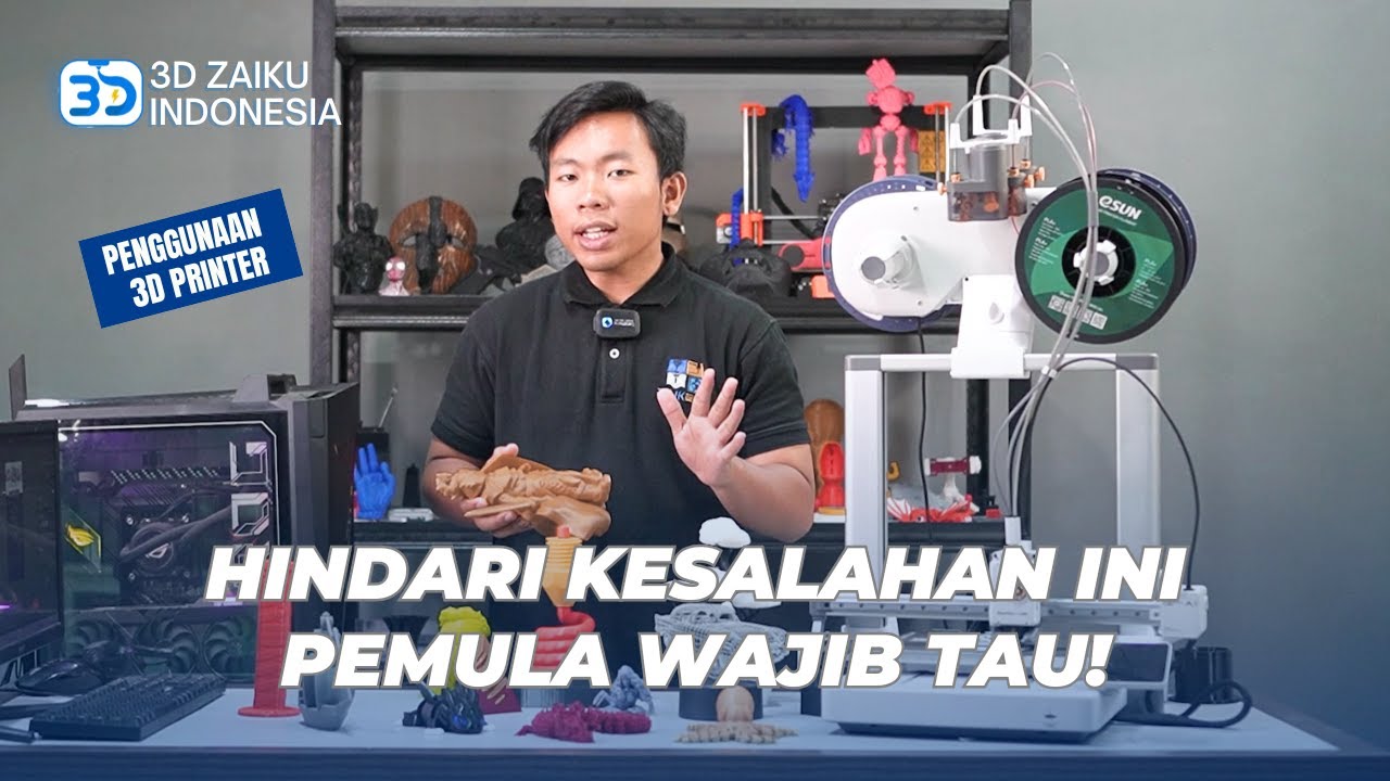 PEMULA WAJIB TAU! KESALAHAN YANG MUNGKIN SERING DILAKUKAN DALAM MENGGUNAKAN 3D PRINTER !