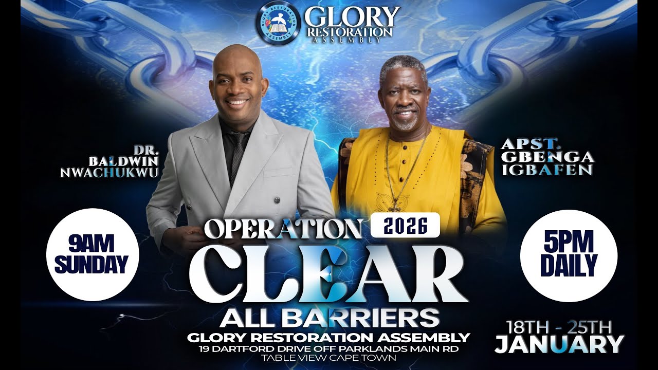 Operation Clear All Barriers By Apostle Gbenga Igbafen Day 5
