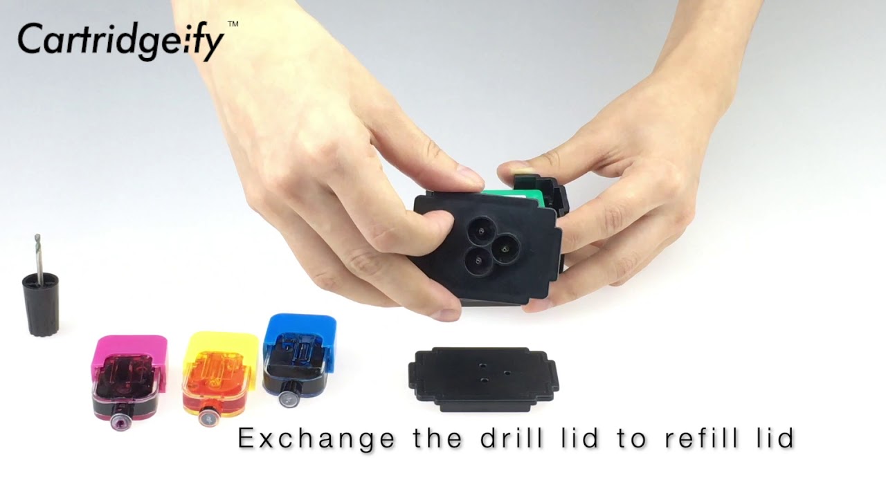Cartridgeify refill kits for hp 301, 302, 303, 304 Tri Colour