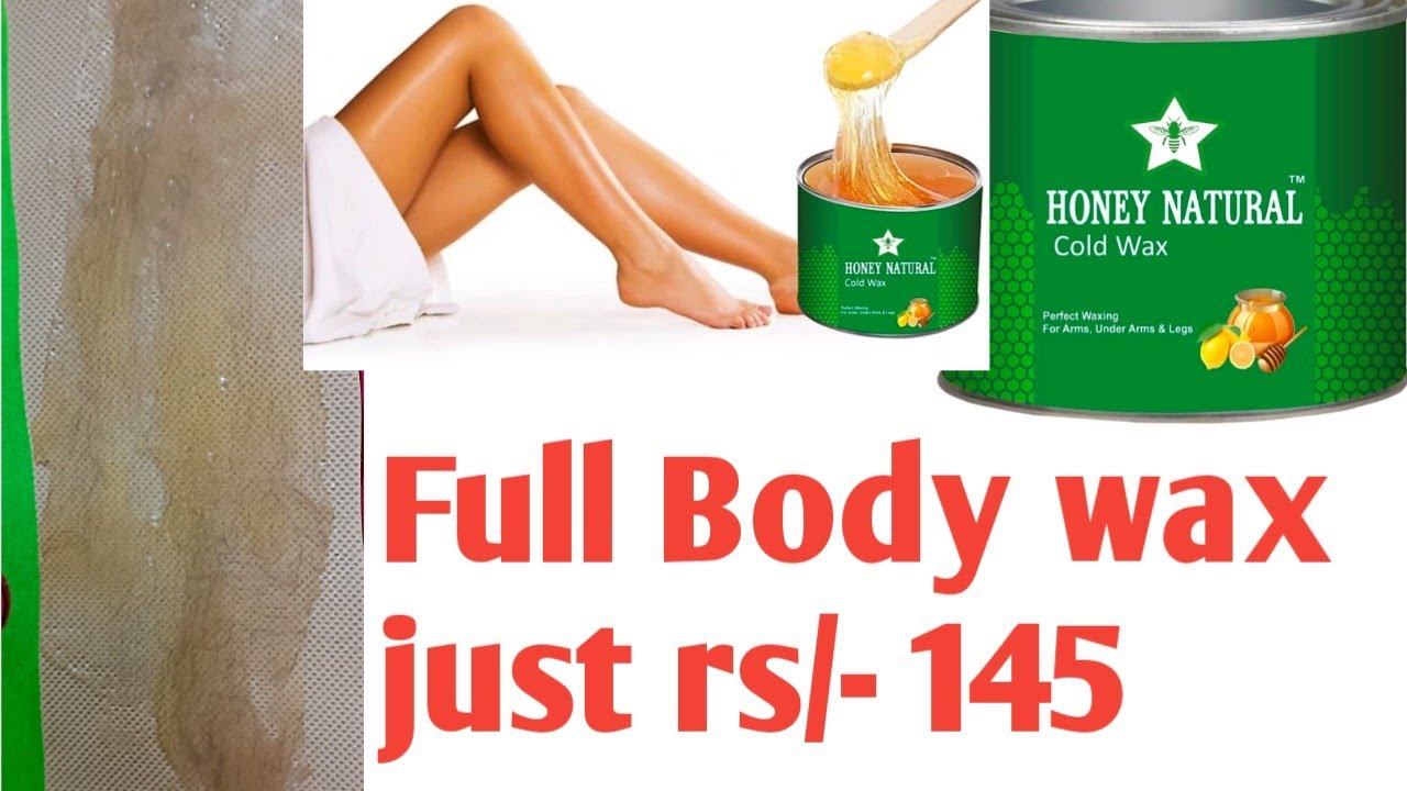 Cold Wax !!! heat less pain less waxing !! just rs/- 145 !! Demo