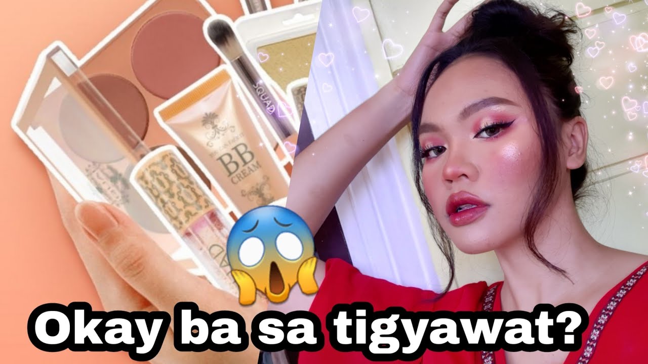 I TRIED 200 pesos MAKEUP for my Acne Prone skin! Astig!