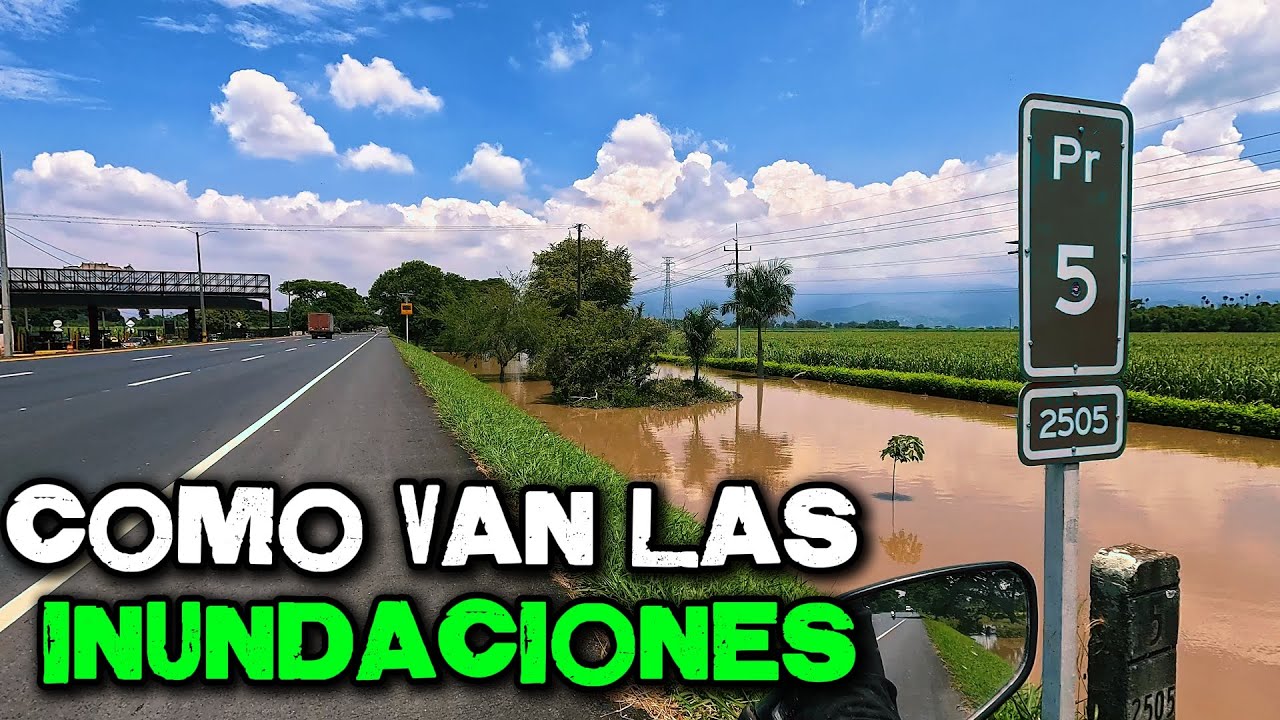 RECTA CALI PALMIRA  y YUMBO Valle inundadas / Puente a punto de caerse