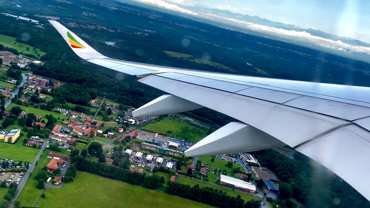 [4K] Full Power Milan Takeoff | Ethiopian Airlines | A350-900 | MXP
