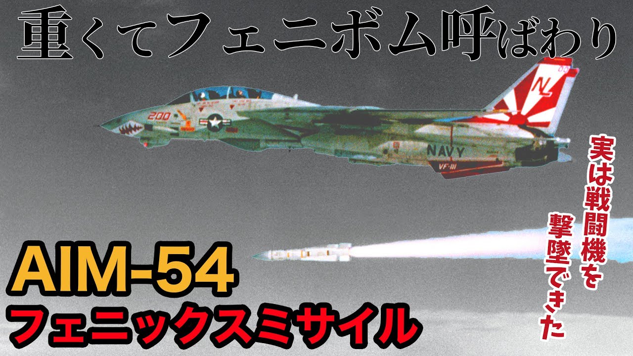【ゆっくり解説】重すぎてトムキャットの性能が低下？「AIM-54 フェニックスミサイル」は爆弾呼ばわりされたヤバイミサイルだった！【リメイク動画】