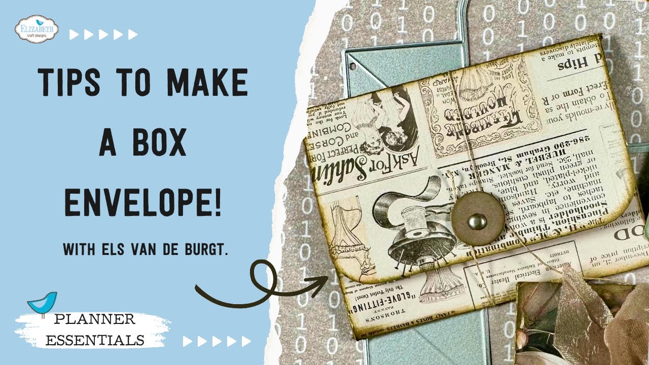 Planner Page Flip Through and Tips to Make a Box Envelope