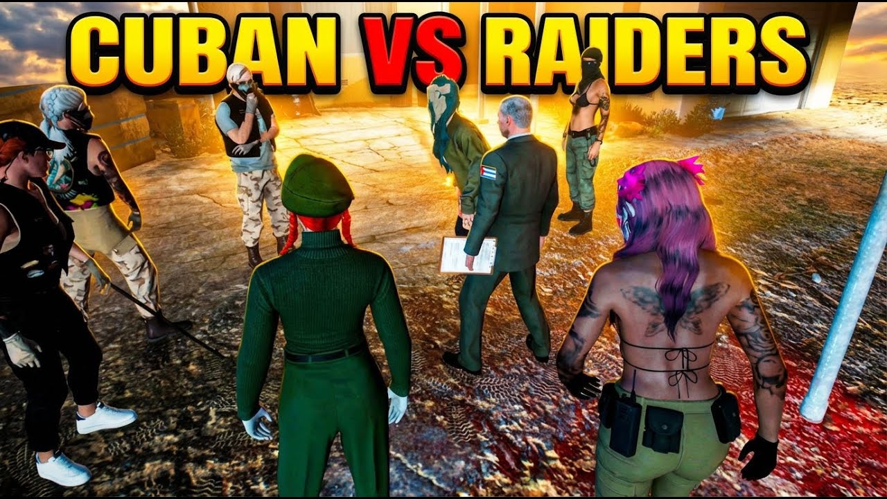 Cuban vs Raiders WAR | NoPixel RP