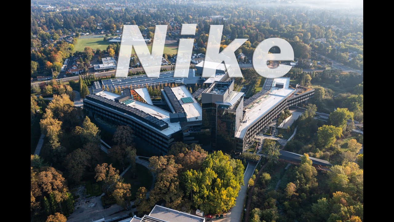 4K Aerial Drone Video of Nike World Headquarters | DJI Mavic 2 Pro