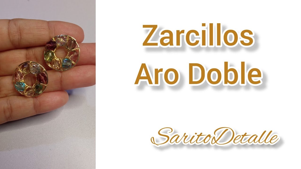 Zarcillos Doble Aro | SaritoDetalle | Más Cuchi!! 😍