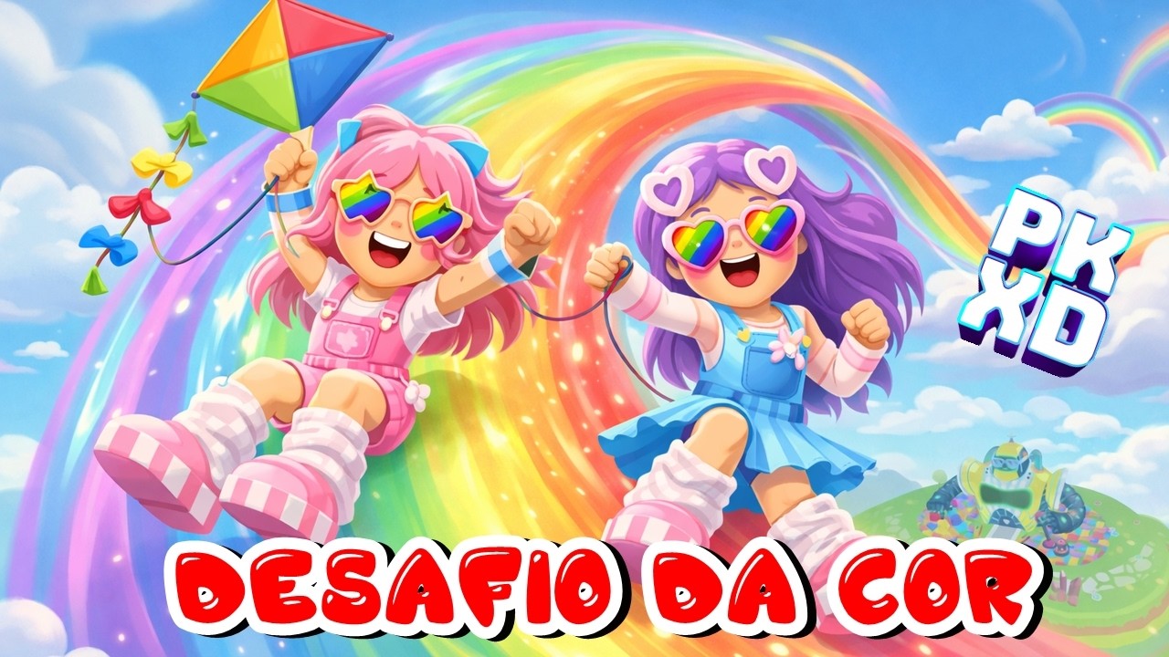 DESAFIO: QUEM TEM O DIA MAIS COLORIDO NO PK XD?