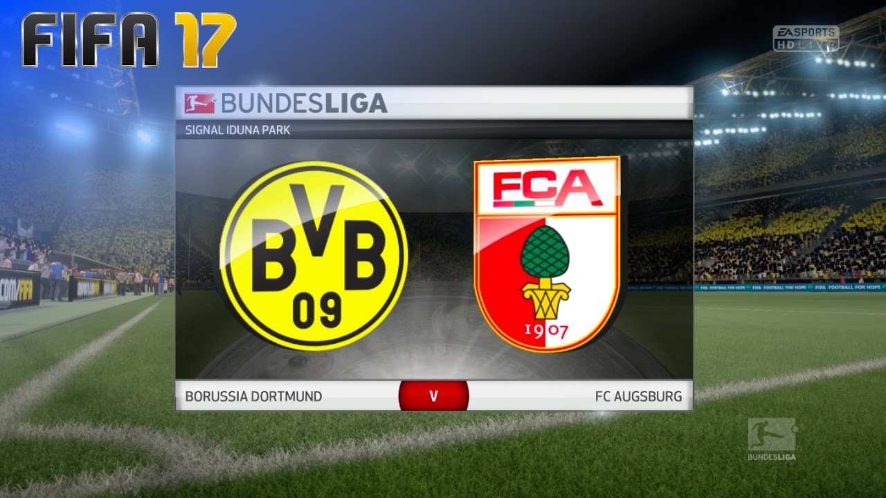 FIFA 17 - Borussia Dortmund vs. FC Augsburg @ Signal Iduna Park