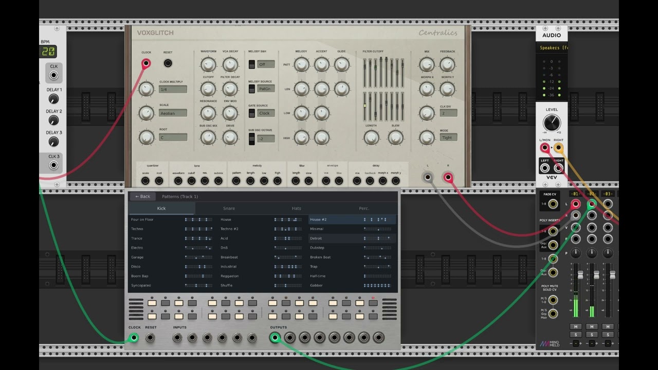 Voxglitch jam with Centralics and Groovebox Advanced