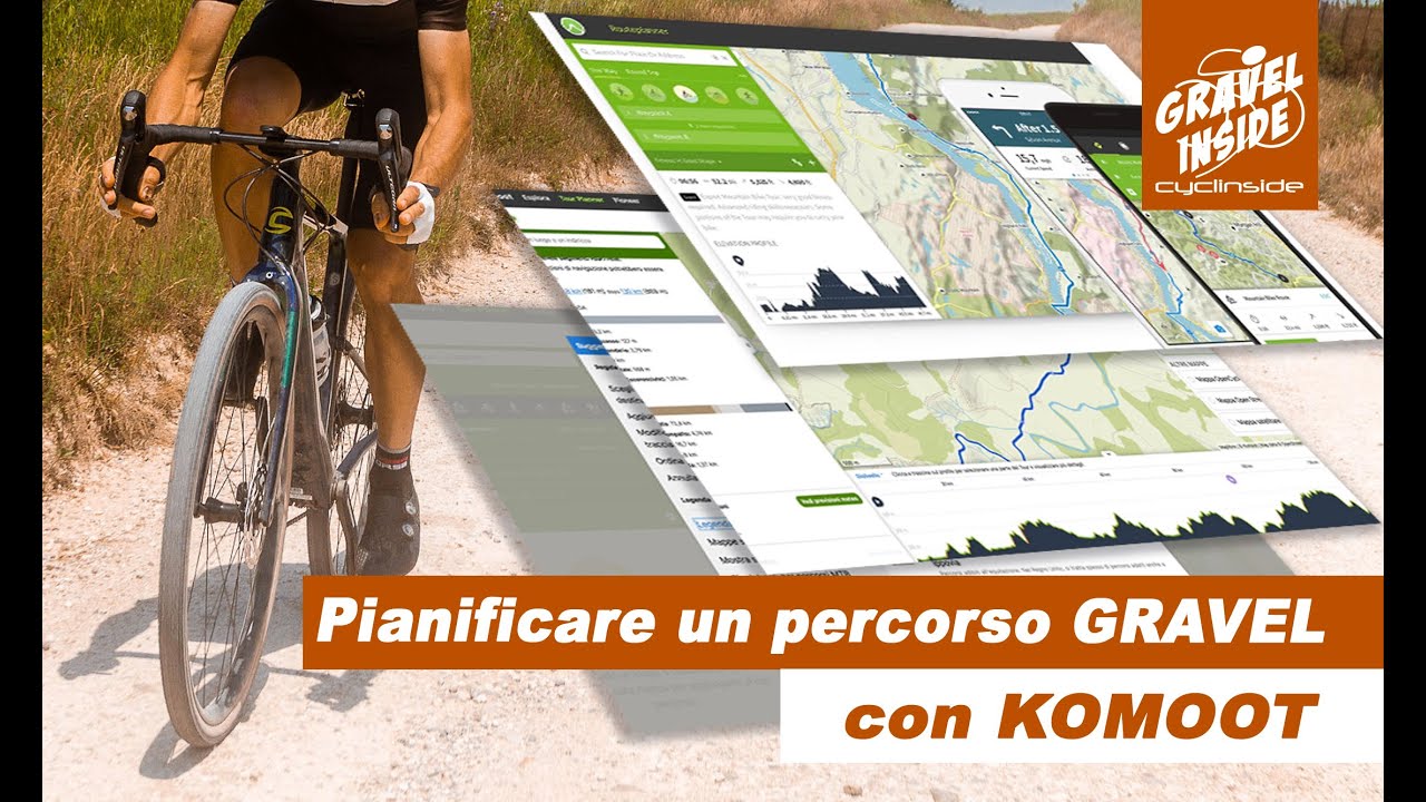 PIANIFICAZIONE di un percorso GRAVEL con KOMOOT