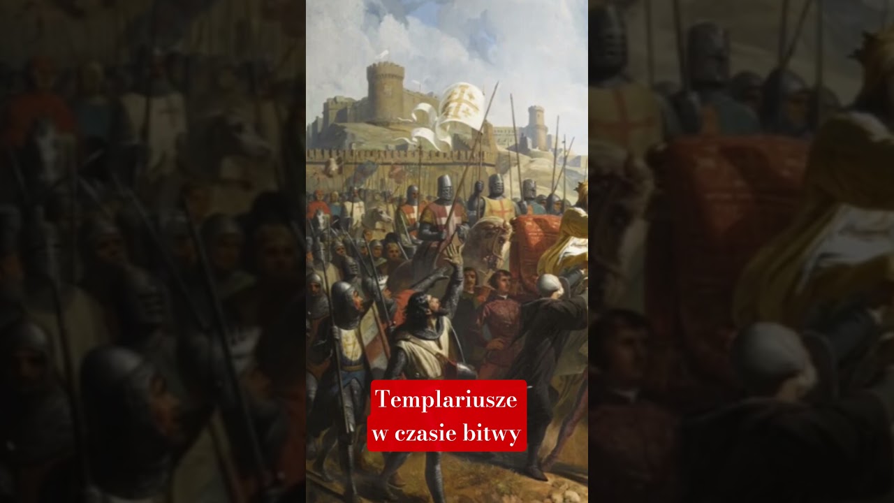 Templariusze w czasie bitwy #historia #history #historyshorts #templariusze