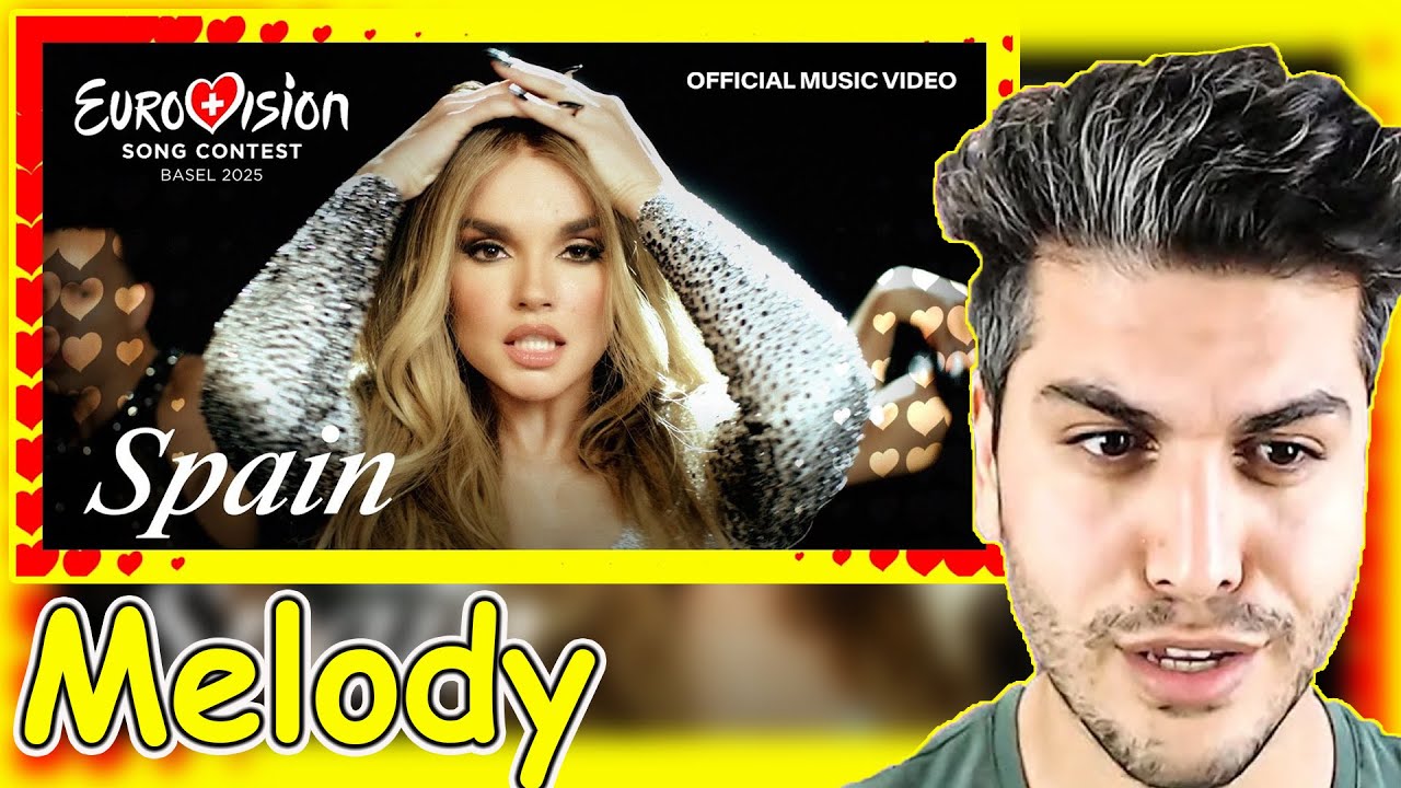 Melody - ESA DIVA | Spain 🇪🇸 | Official Music Video | EUROVISION 2025 REACTION